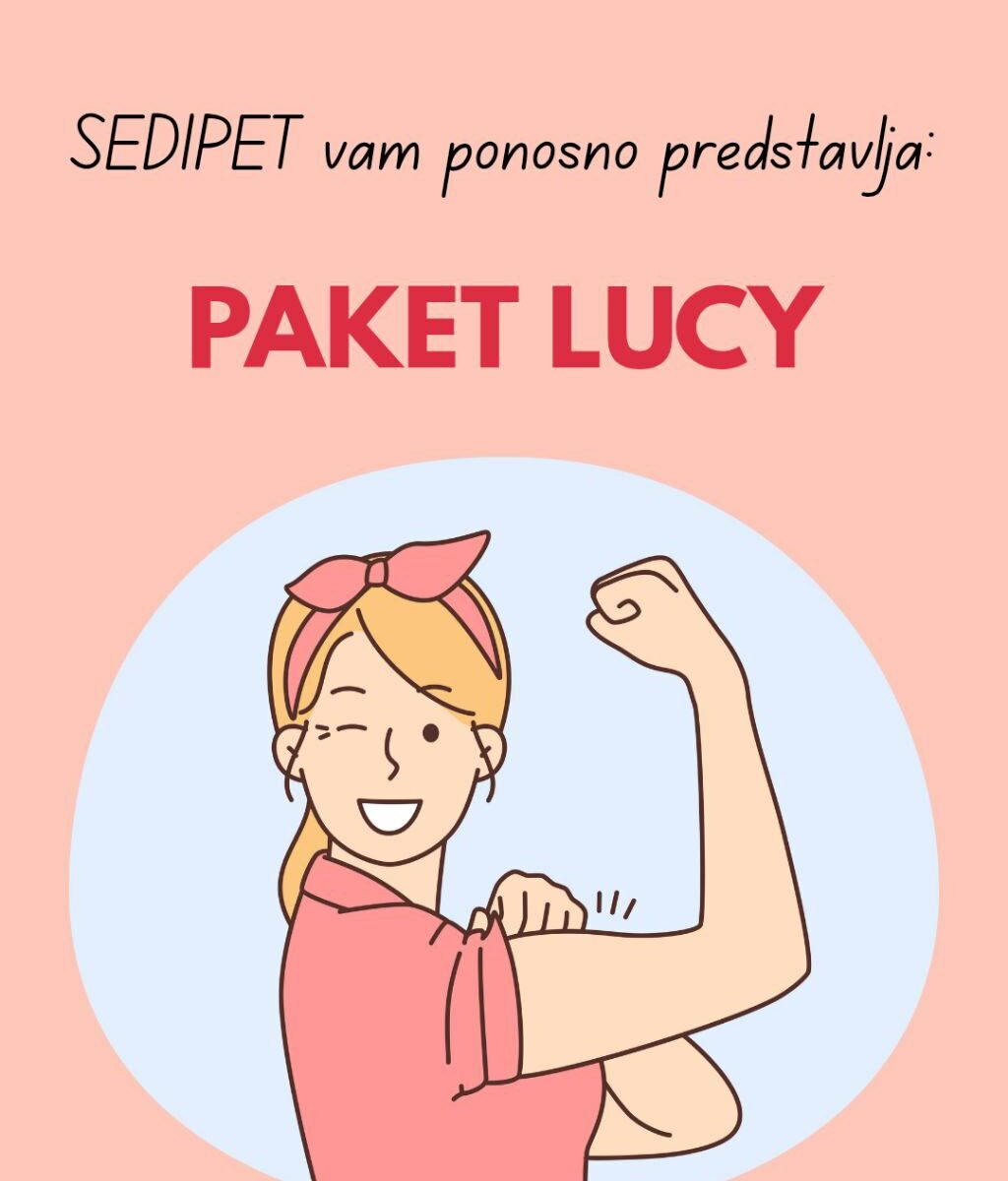 sedipet, spletna platforma, paket Lucy